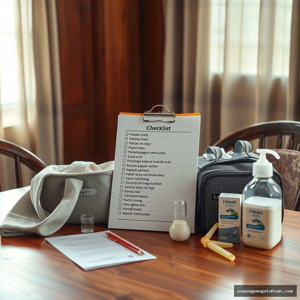 Checklist Barang untuk Persiapan Melahirkan